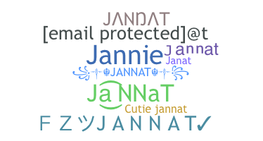 暱稱 - Jannat