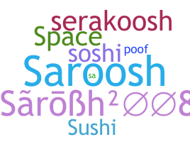 暱稱 - Sarosh