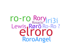 暱稱 - Roro
