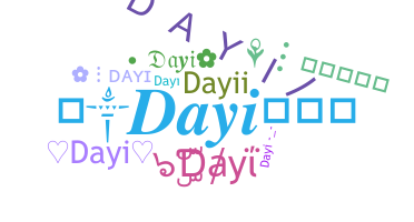 暱稱 - Dayi