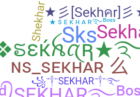 暱稱 - Sekhar