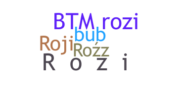 暱稱 - rozi