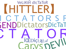 暱稱 - Dictator