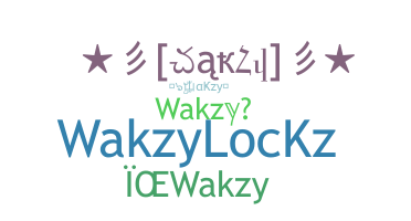 暱稱 - Wakzy