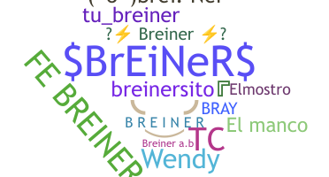 暱稱 - Breiner