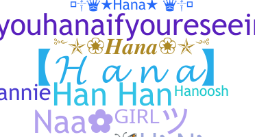 暱稱 - Hana