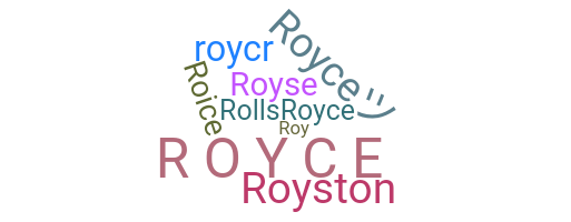 暱稱 - Royce