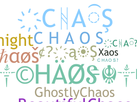 暱稱 - Chaos