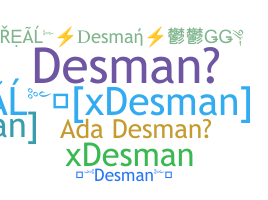 暱稱 - Desman