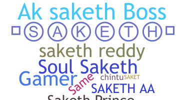 暱稱 - Saketh
