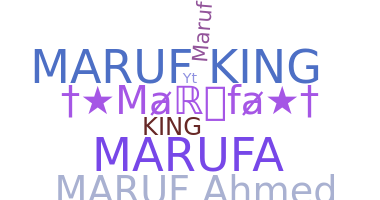 暱稱 - Marufa