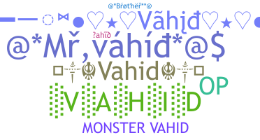 暱稱 - Vahid