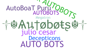 暱稱 - Autobots