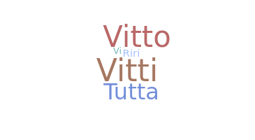 暱稱 - Vittoria