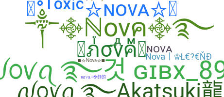 暱稱 - Nova