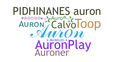 暱稱 - Auron