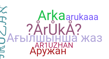 暱稱 - Aruzhan