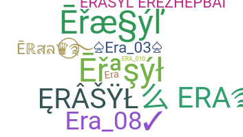 暱稱 - Erasyl