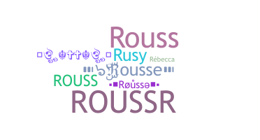 暱稱 - Rousse