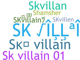 暱稱 - SKvillain