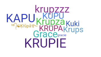暱稱 - Krupa