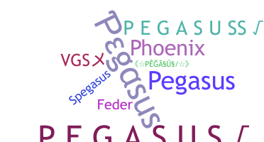 暱稱 - pegasus