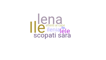 暱稱 - Ilenia