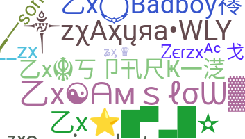 暱稱 - ZX
