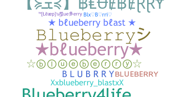 暱稱 - blueberry