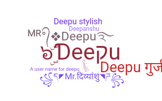 暱稱 - Deepu