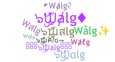 暱稱 - Walg