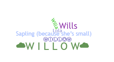 暱稱 - Willow