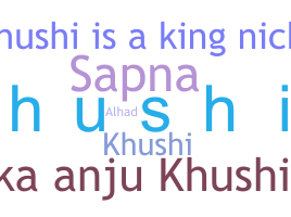 暱稱 - Khushil