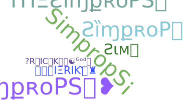 暱稱 - SIMproPs
