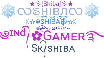 暱稱 - Shiba
