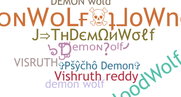 暱稱 - DemonWolf