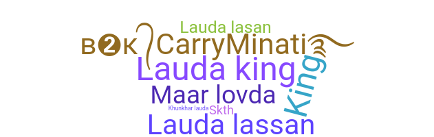 暱稱 - Lauda
