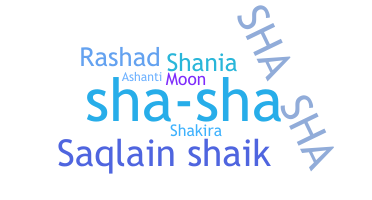 暱稱 - Shasha