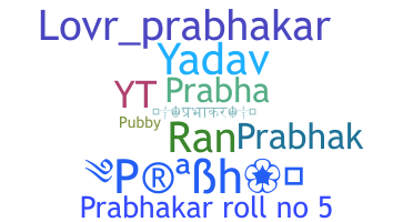 暱稱 - Prabhakar