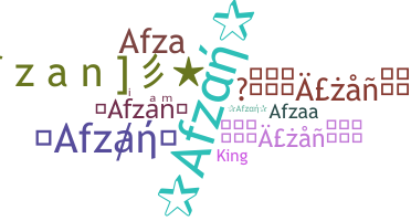 暱稱 - Afzan