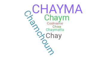 暱稱 - Chayma