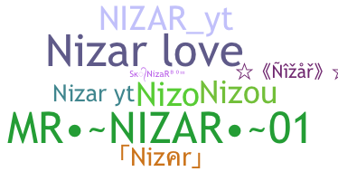 暱稱 - Nizar