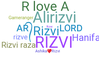 暱稱 - Rizvi
