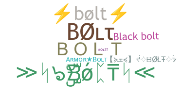 暱稱 - Bolt