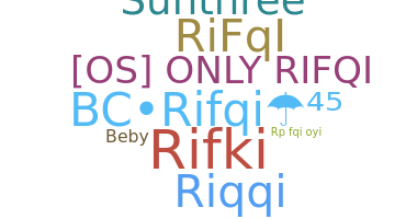 暱稱 - Rifqi